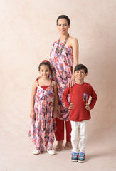 Multicolored twinning set for Mom + Daughter + Son image 0