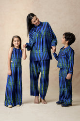 Stripes print twinning set for Mom + Daughter + Son image 0