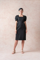 Smokey Black Midi Dress image 2