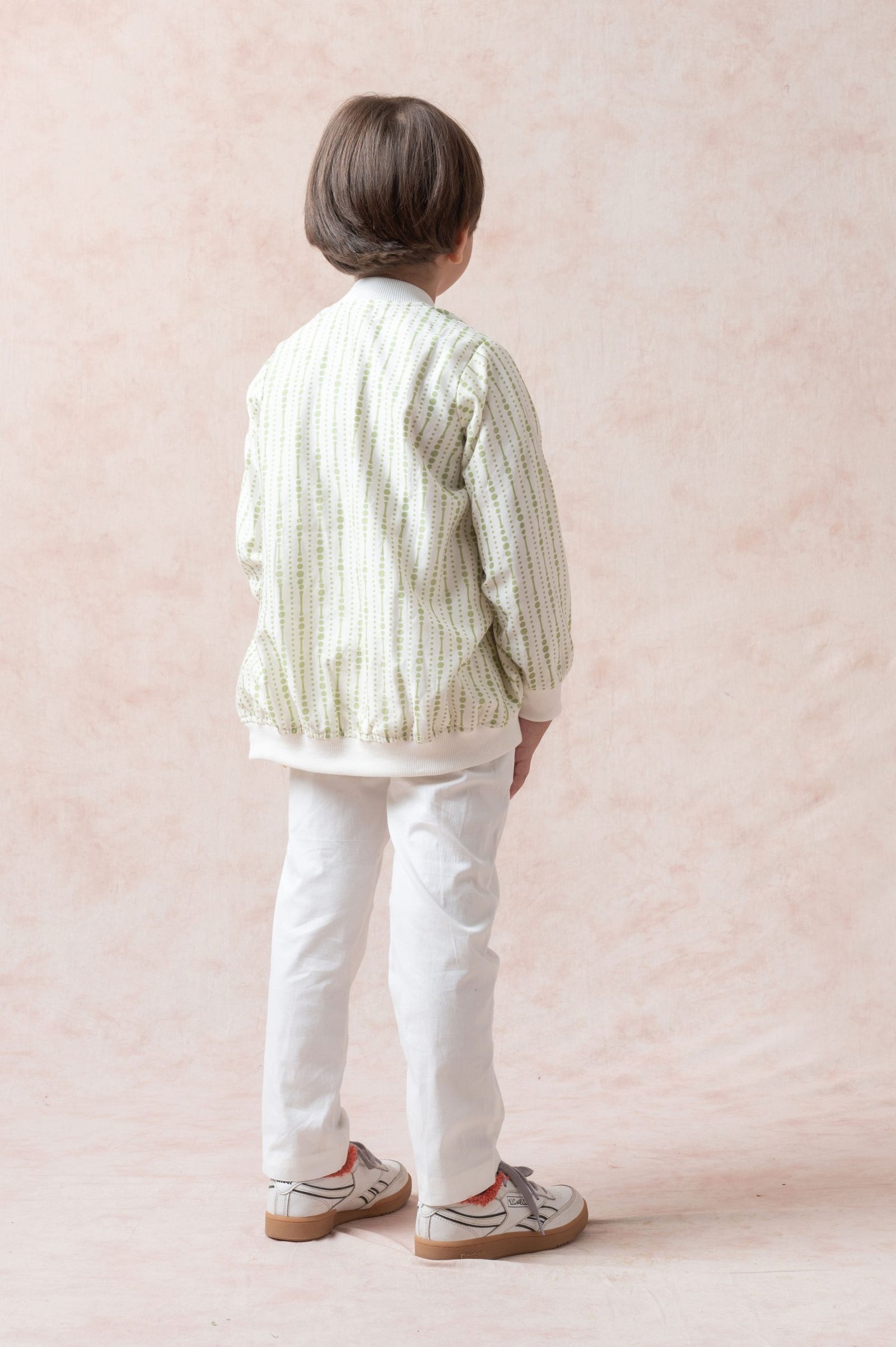 Chanderi silk siblings Set for Brother + Sister image 9