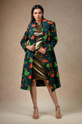 Trench Coat With Bodycon Dress image 0