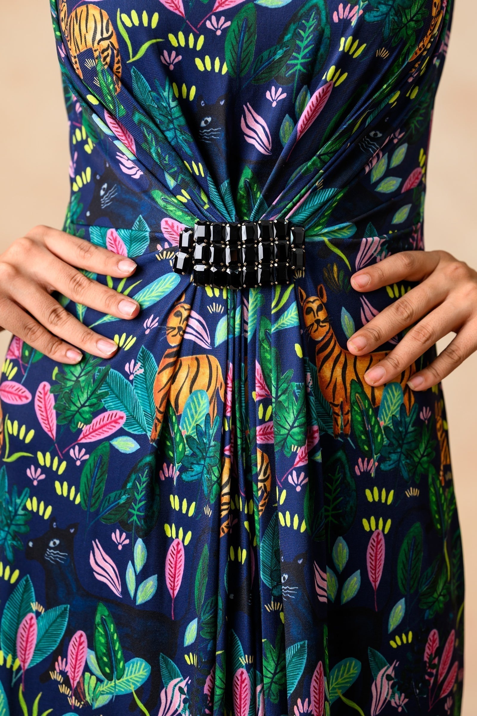 Ruching Gown twinning set for Mom + Daughter image 6