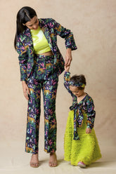 Hand Embroidered twinning set for Mom + Daughter image 0