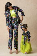 Hand Embroidered twinning set for Mom + Daughter image 0