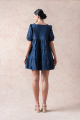 Rhino Blue 3-tier Short Dress image 3