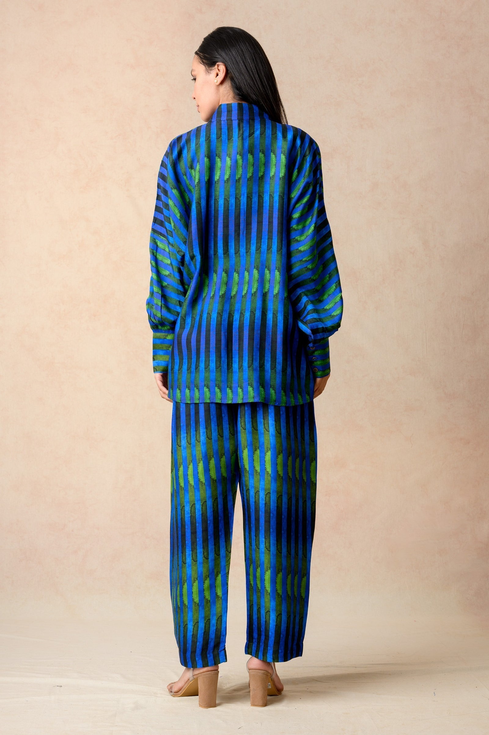 Stripes print twinning set for Mom + Son image 2