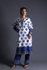 Hand Embroidered Kurta With Pant And Dupatta image 2