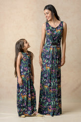 Ruching Gown twinning set for Mom + Daughter image 0
