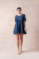 Rhino Blue 3-tier Short Dress image 0