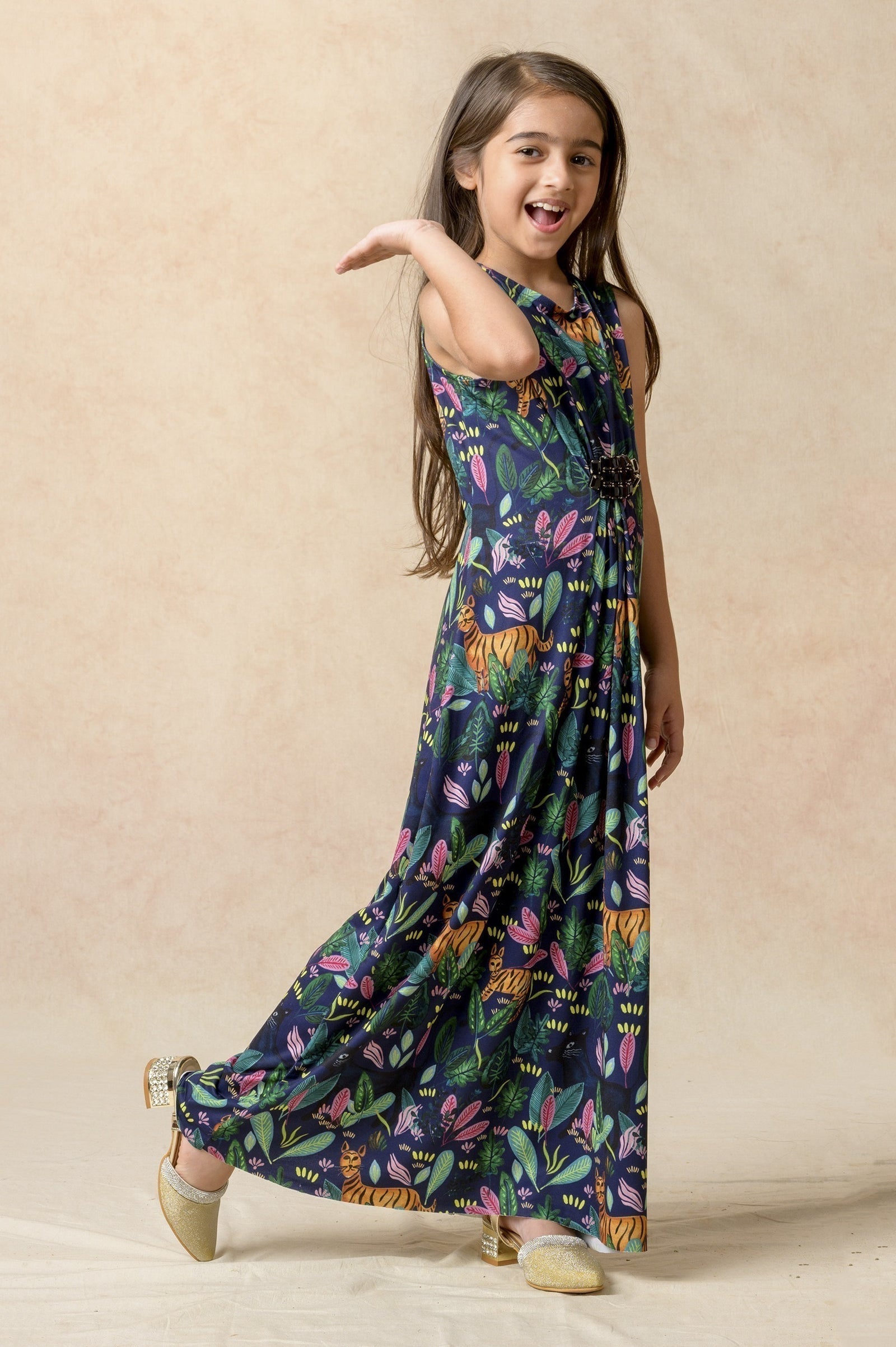 Ruching Gown twinning set for Mom + Daughter image 8