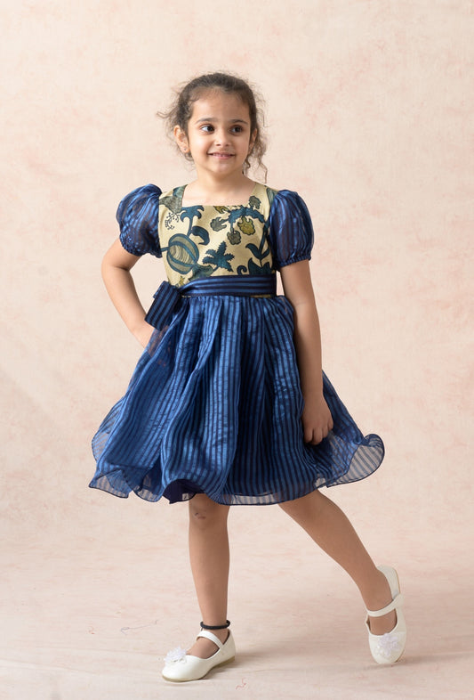 Shades of blue frock image 0