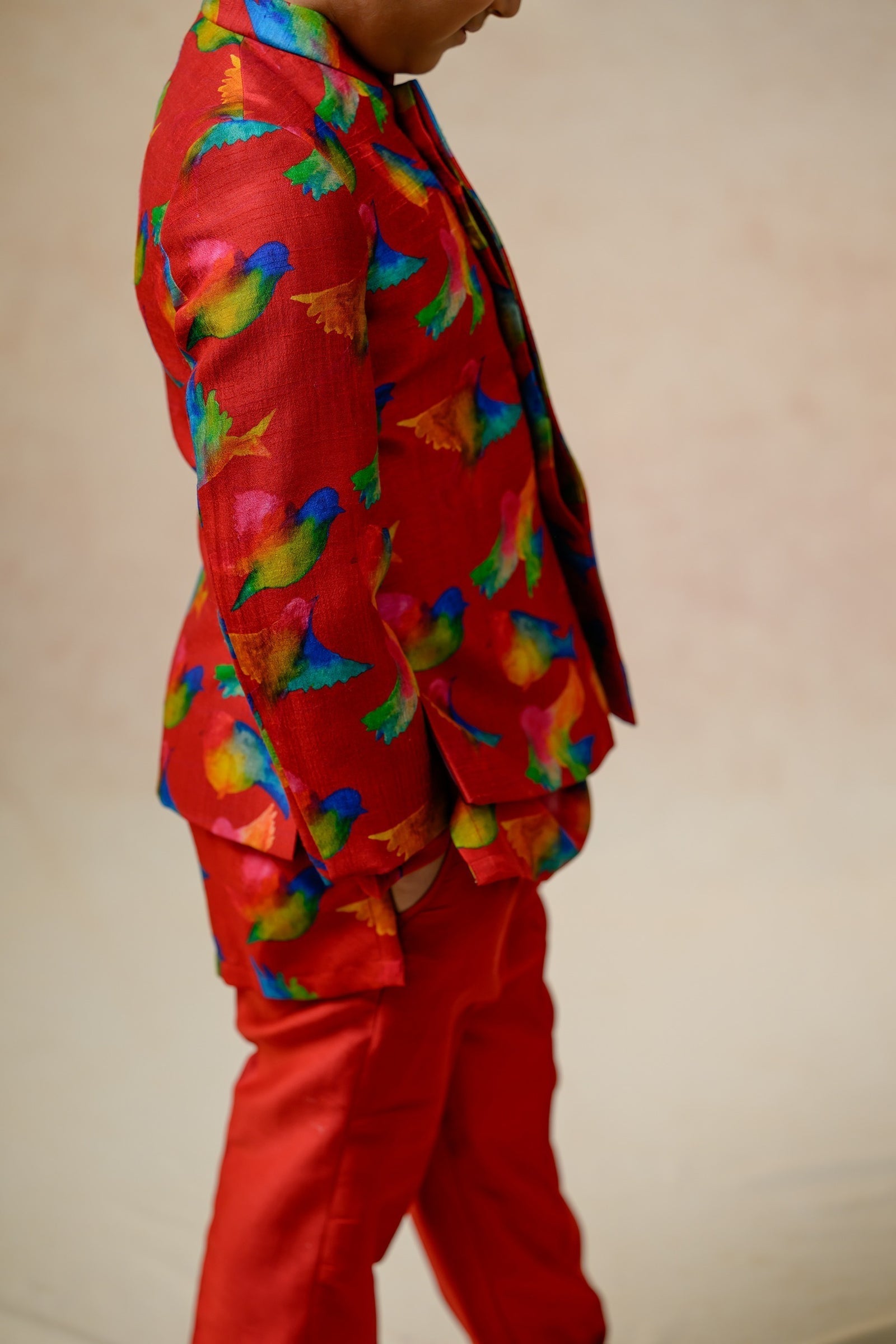 Indo Western Sherwani With Kurta Pyjama image 7