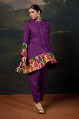 Organza Coord Purple Set image 2