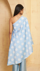 Hand Embroidered Off shoulder tunic set image 1