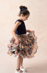 Top with ruffle skirt image 3