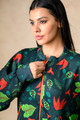 Flaming Lily print twinning set for Mom + Daughter + Son image 3