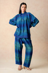 Stripes print twinning set for Mom + Son image 1