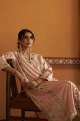 Mirror work jari princess line kurta set image 2