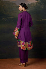 Organza Coord Purple Set image 3