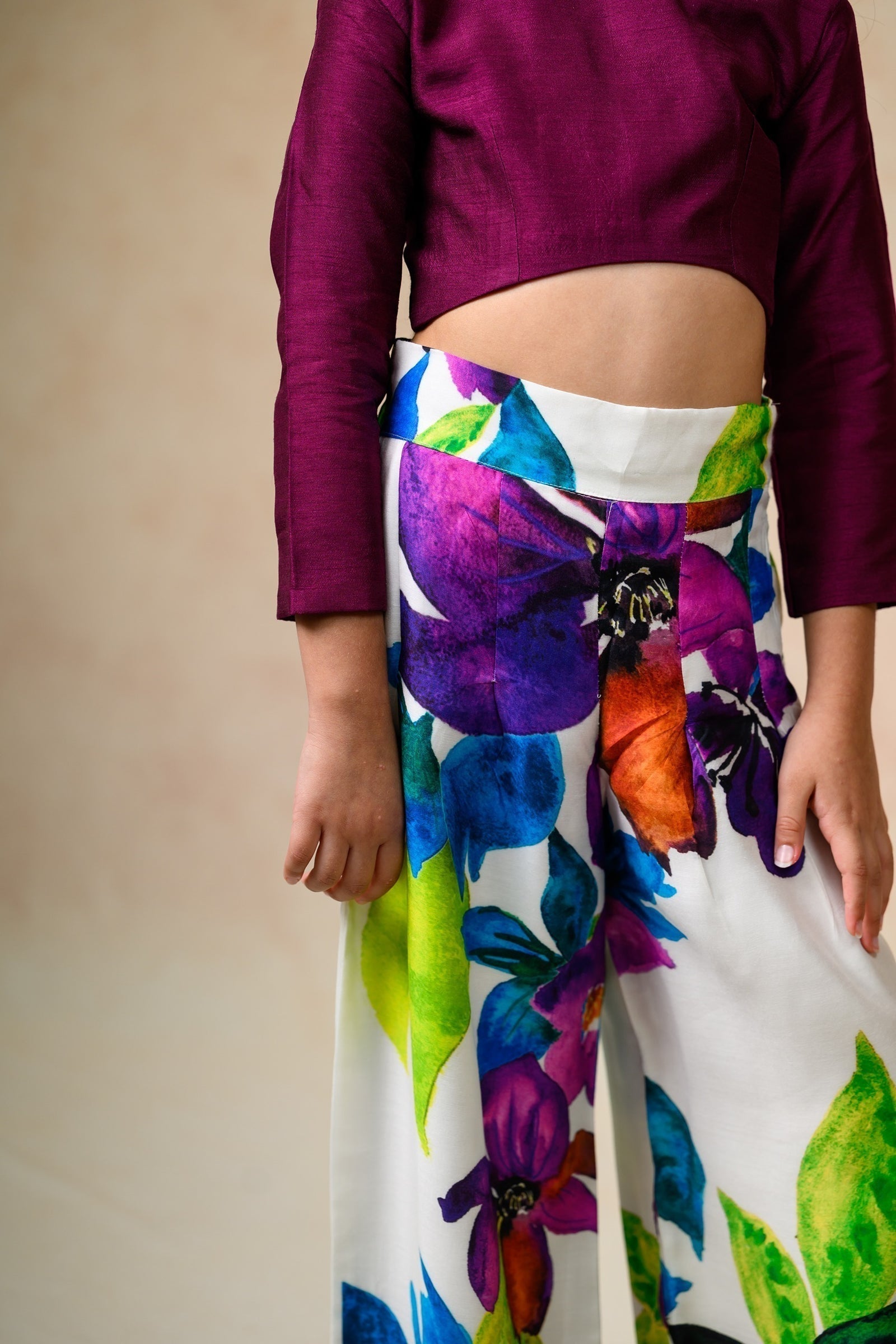 Crop Top With Pants twinning set for Mom + Daughter image 18