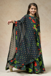 Hand Embroidered Flared Lehenga image 0