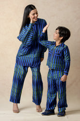 Stripes print twinning set for Mom + Son image 0