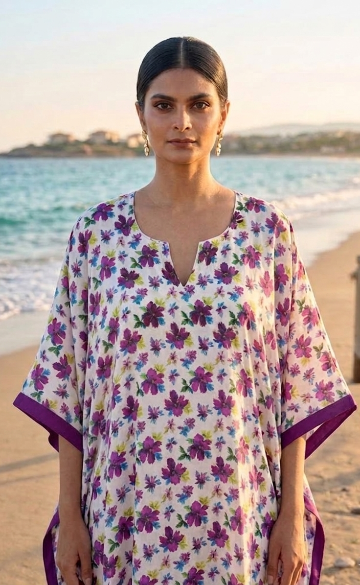 Hand Embroidered Kaftan