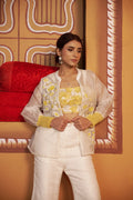 Chand Organza co-ord set with embroidered jacket