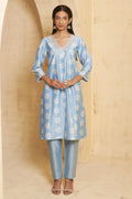 Vasanti Hand Embroidered Marori Work Kurta With Pant