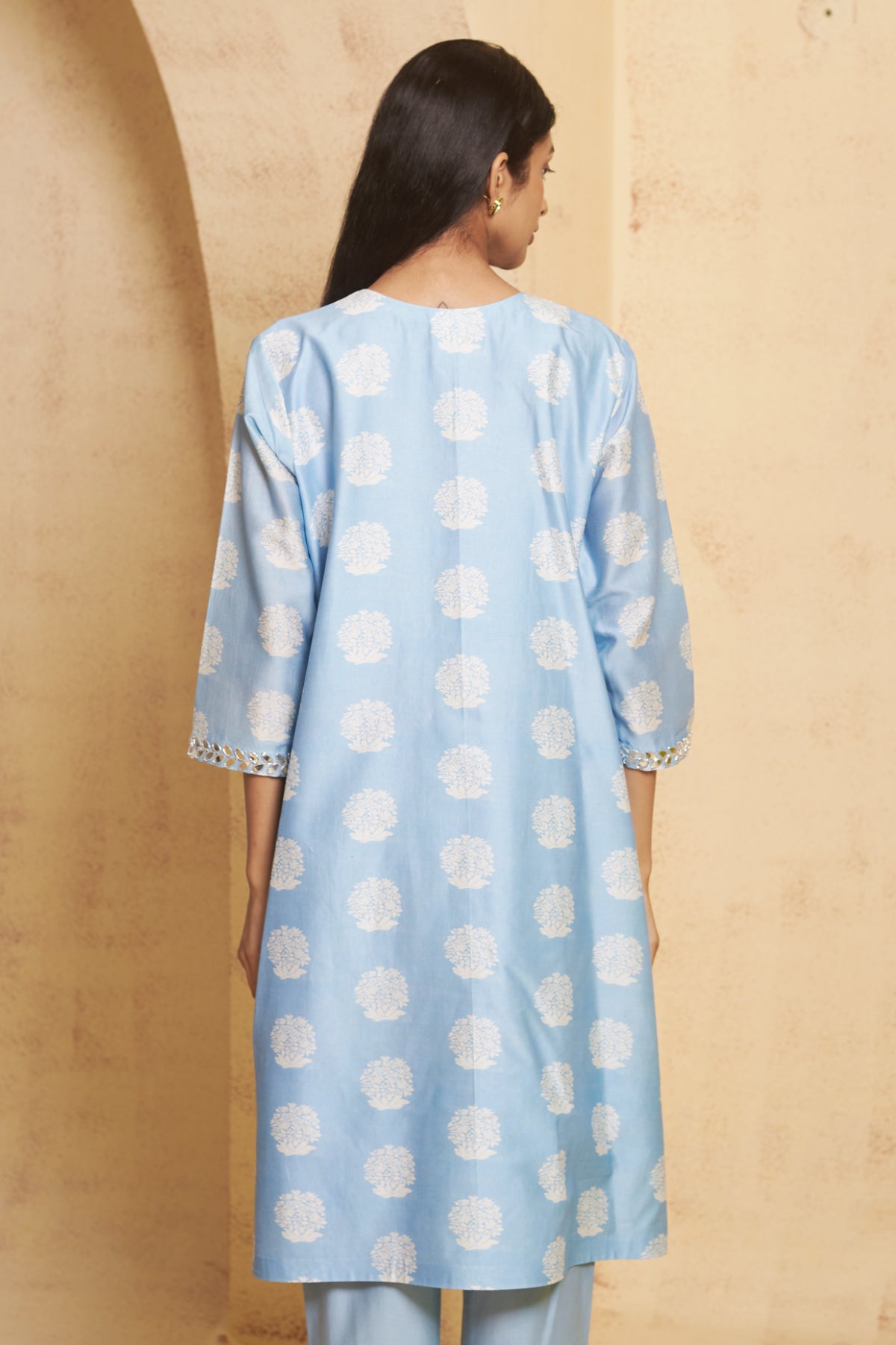Vasanti Hand Embroidered Marori Work Kurta With Pant