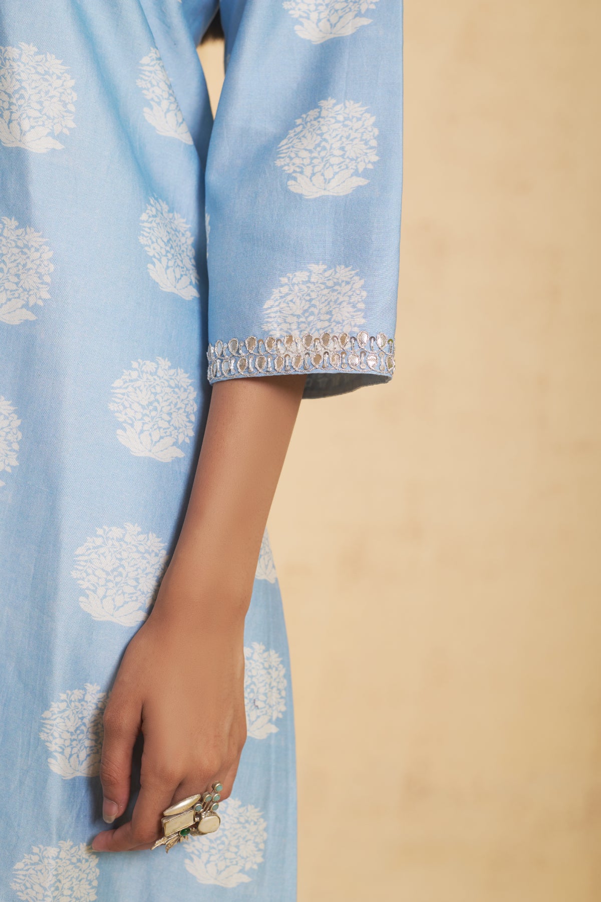 Vasanti Hand Embroidered Marori Work Kurta With Pant