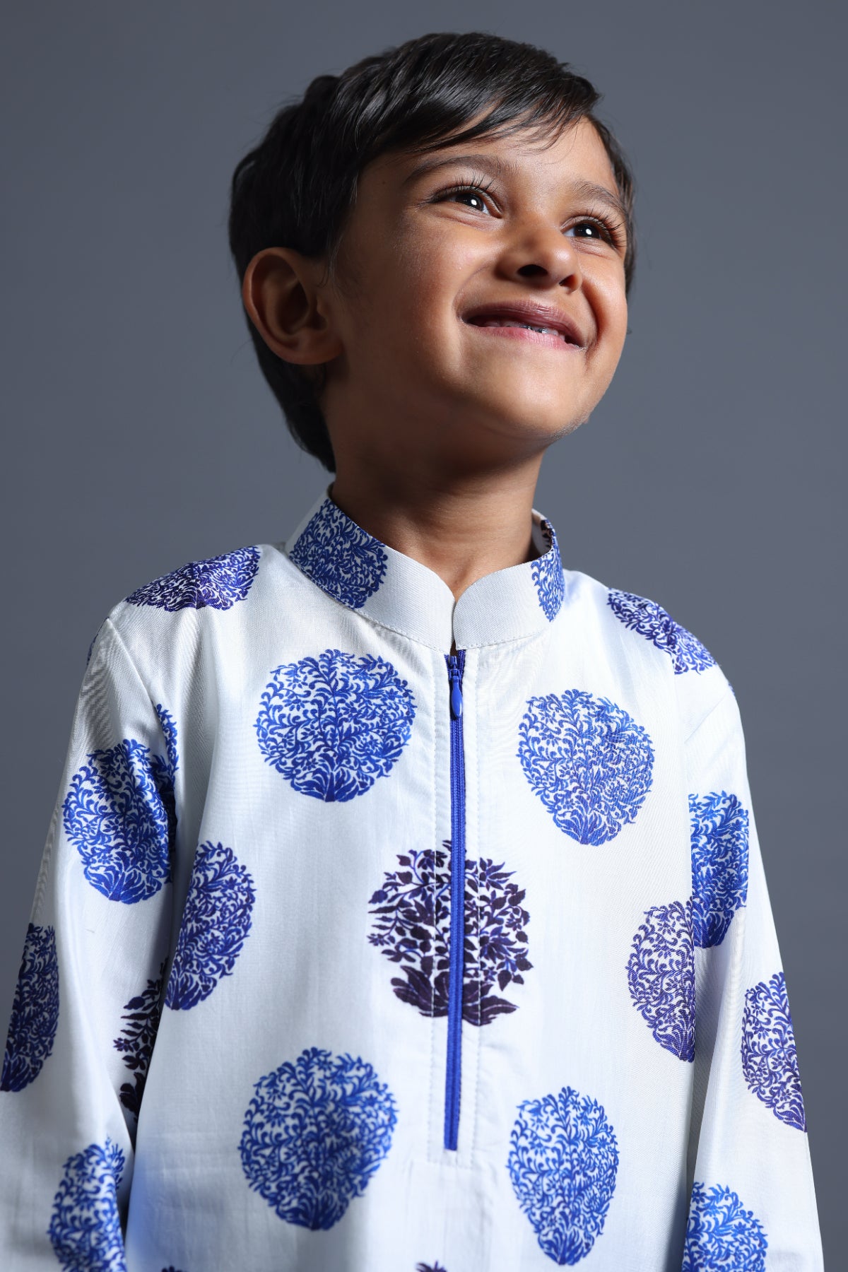 Zipper Kurta With Pyjama