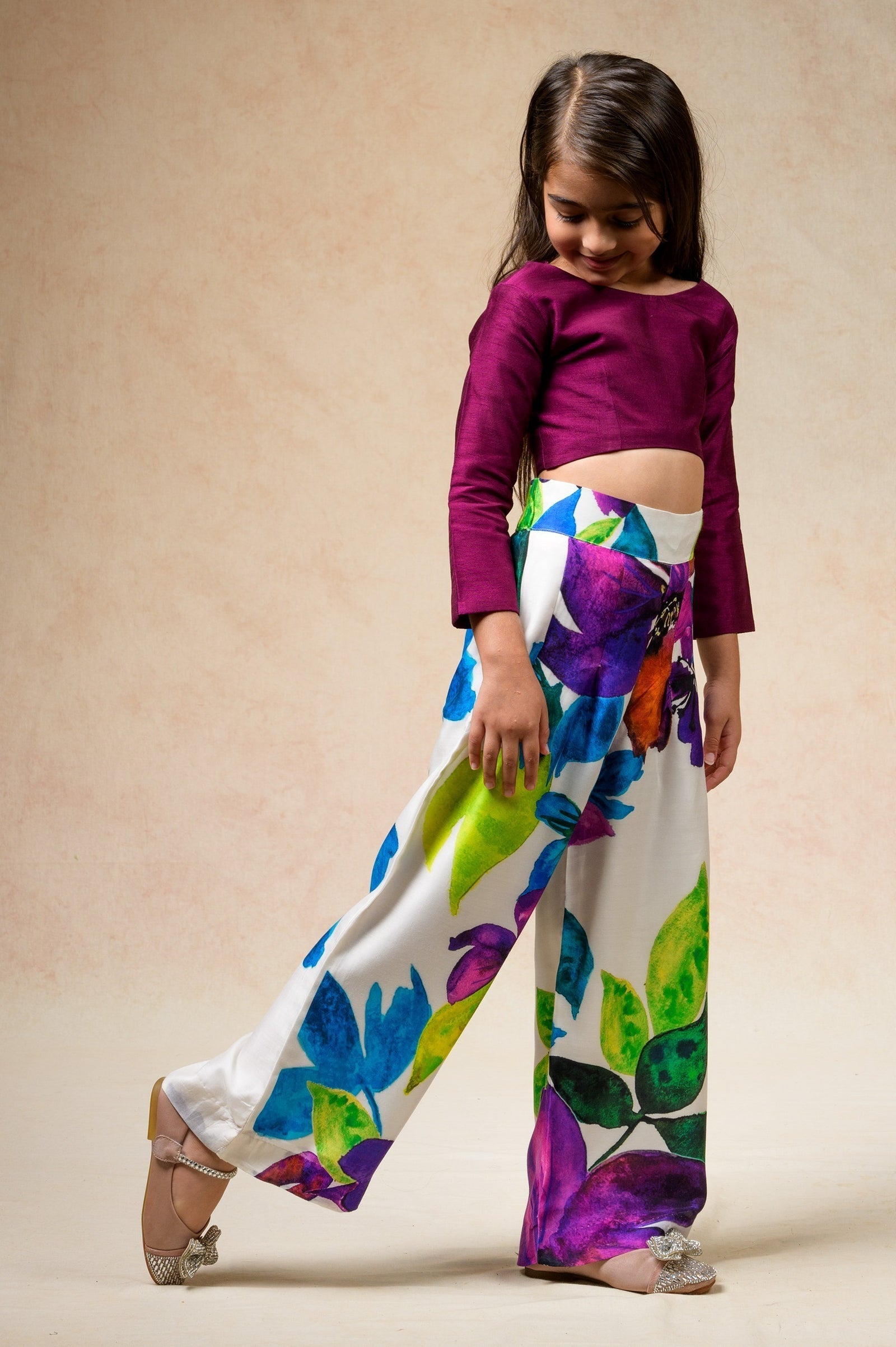 Crop Top With Pants twinning set for Mom + Daughter image 14