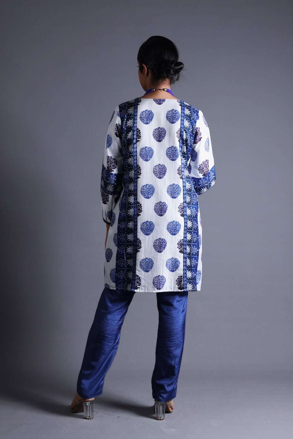 Pleated Kurti With Pant image 3