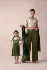 Ajrakh Print Twinning Set for Mom + Daughter image 0