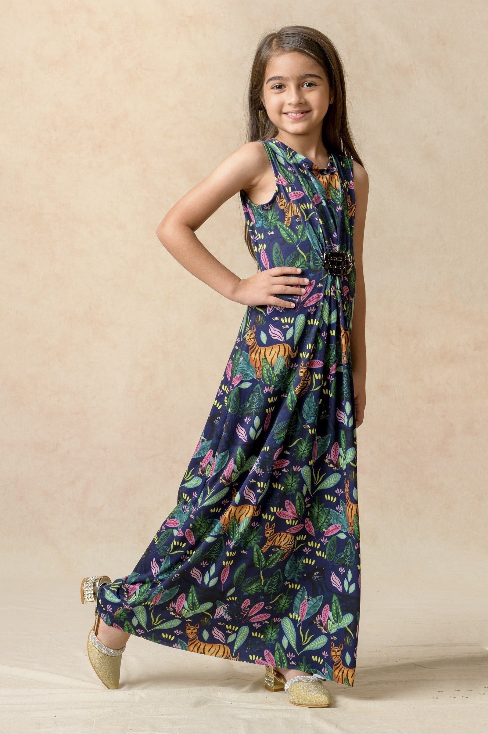 Ruching Gown twinning set for Mom + Daughter image 11