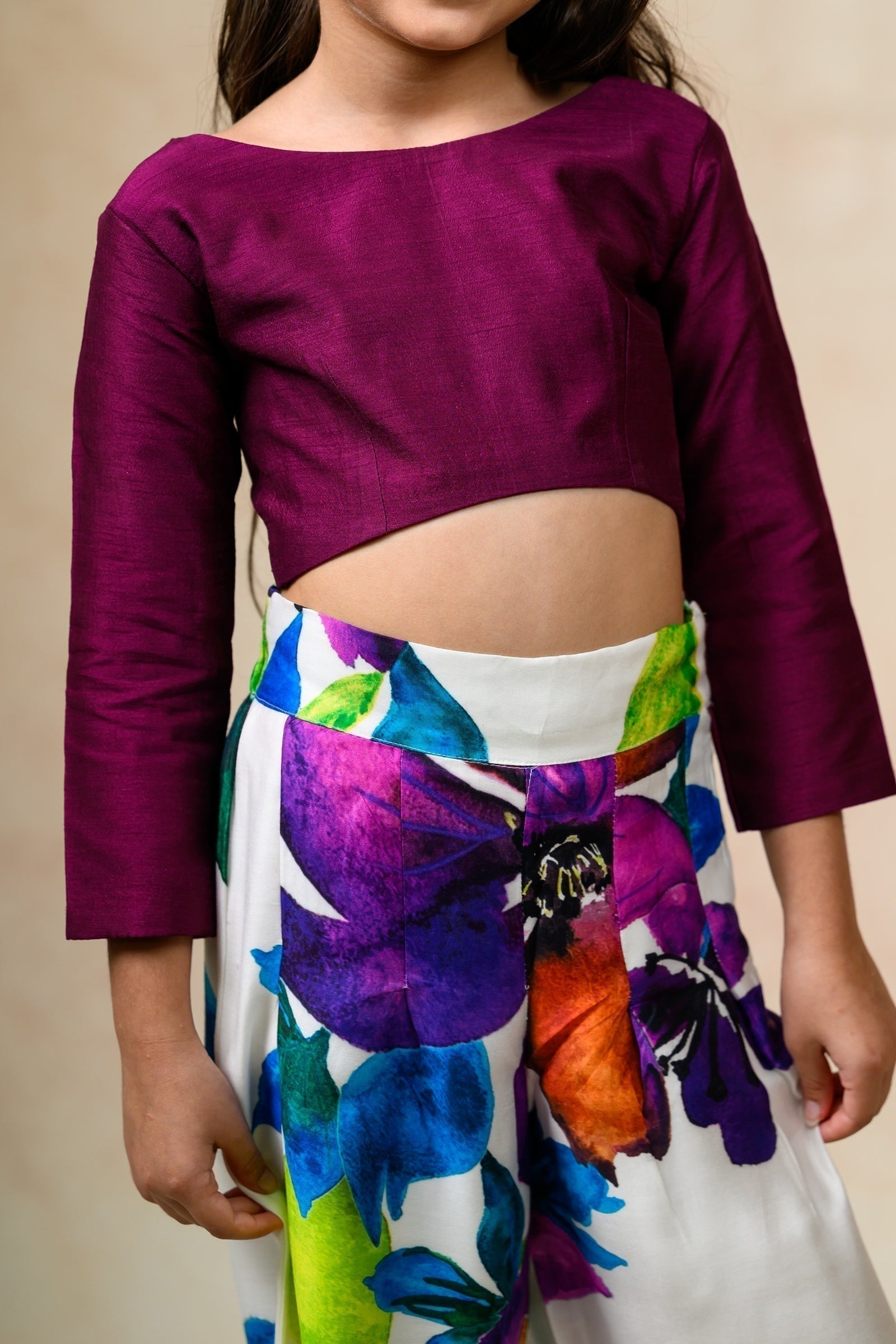 Crop Top With Pants twinning set for Mom + Daughter image 17