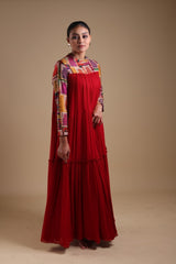 Hand Embroidered Maxi Gown image 2