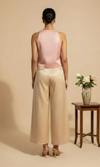 Noor — Embroidered Satin & Cotton Suit Set