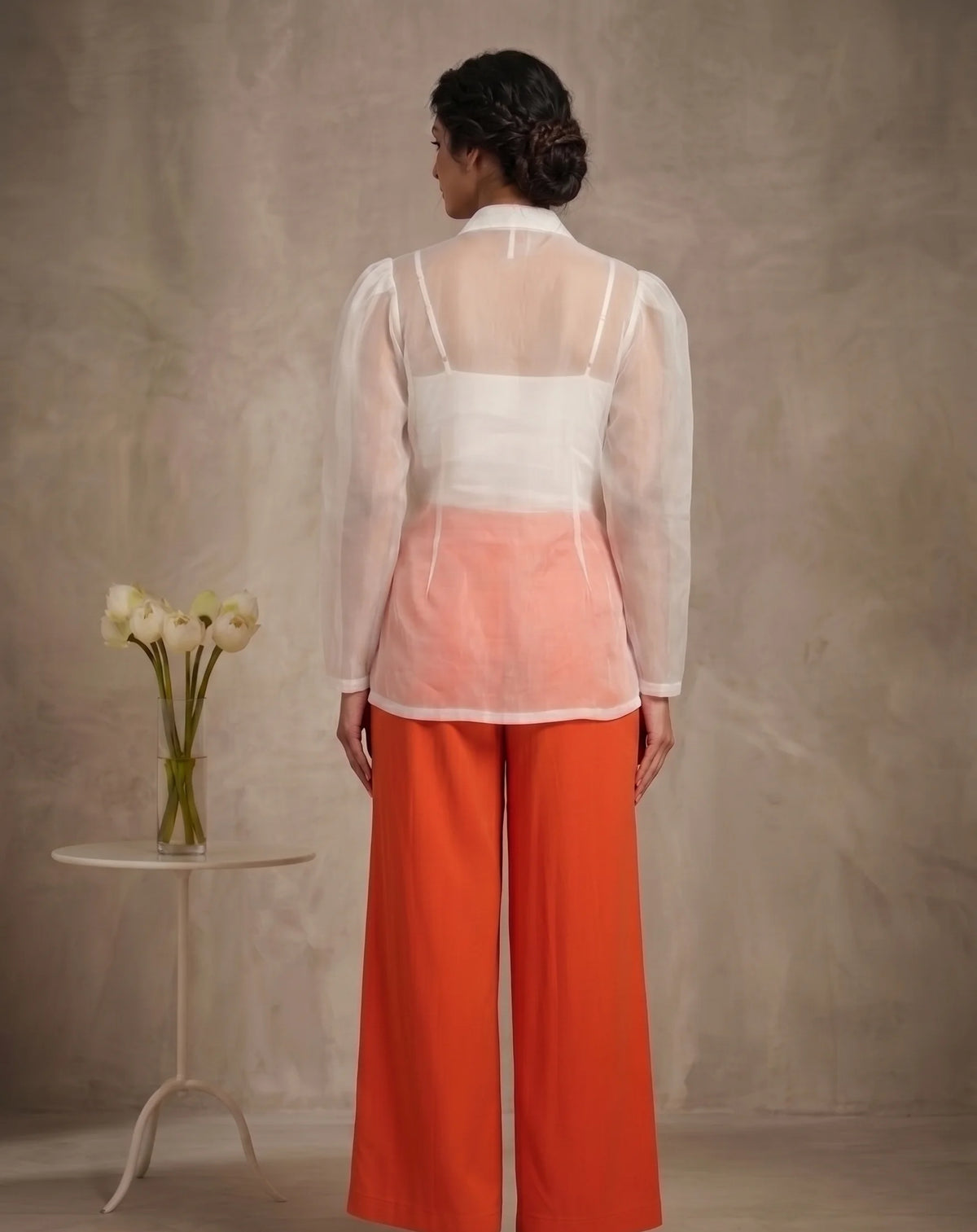 Solara — Embroidered Cotton Satin Co-ord Set
