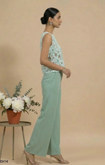 Elara — Hand-Embroidered Poplin Co-ord Set