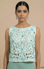 Elara — Hand-Embroidered Poplin Co-ord Set