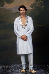 Mirror Work Kurta with Matching Pyjama image 0