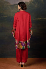 Organza Coord Red Set image 3