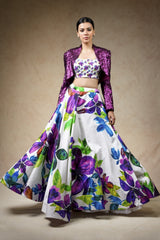 Hand Embroidered silk twinning set for Mom + Daughter image 18