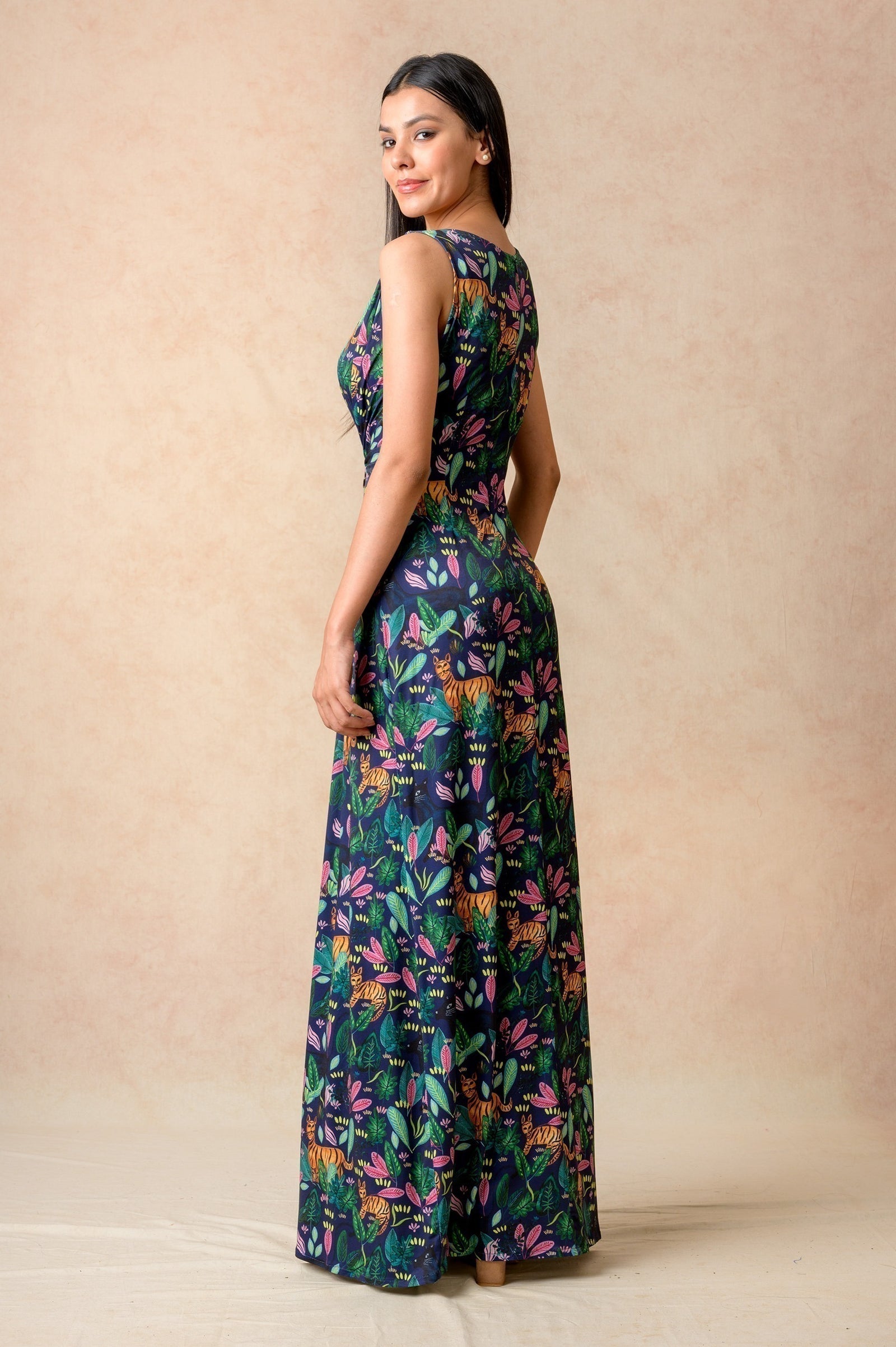Ruching Gown twinning set for Mom + Daughter image 3