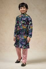 Multicolor jungle print twinning set for Mom + Son image 15