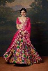 Heavy Zardosi Work Bridal Lehenga Set image 0
