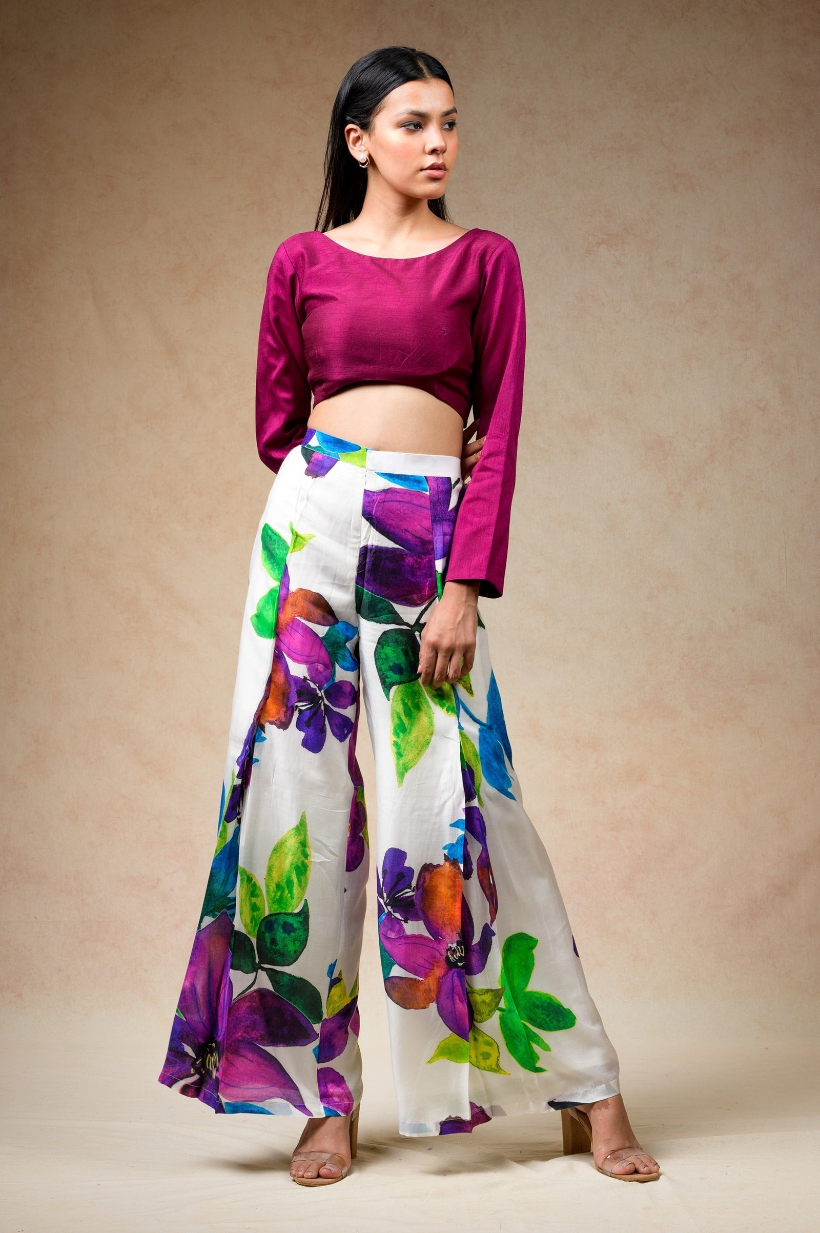 Crop Top With Pants image 1