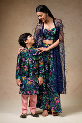 Multicolor jungle print twinning set for Mom + Son image 21